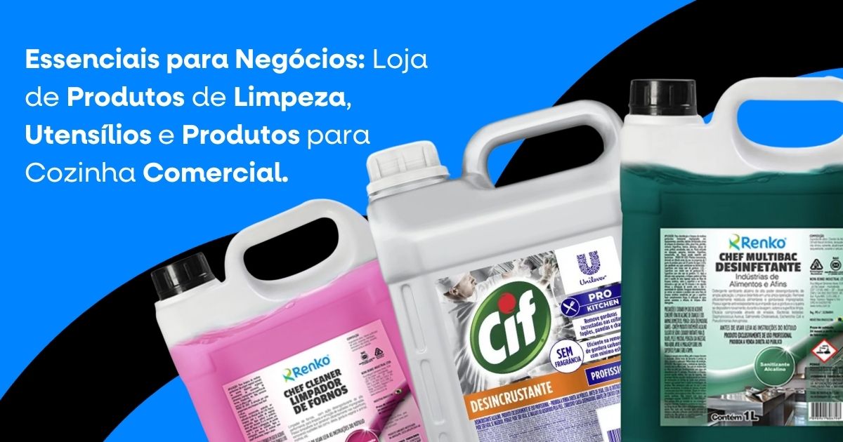 Essenciais para o Lar: Loja de produtos de limpeza, utensílios de casa e produtos para cozinha